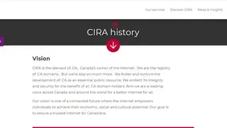 CIRA Anycast DNS screenshot
