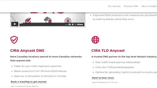 CIRA Anycast DNS screenshot
