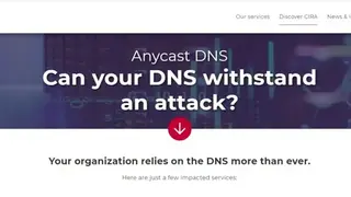 CIRA Anycast DNS screenshot