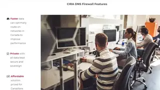 CIRA DNS firewall screenshot