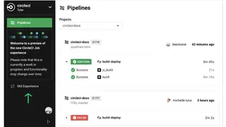 CircleCI screenshot