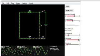 Circuit Simulator Applet screenshot