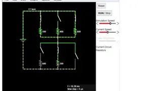 Circuit Simulator Applet screenshot