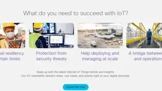Cisco IoT screenshot