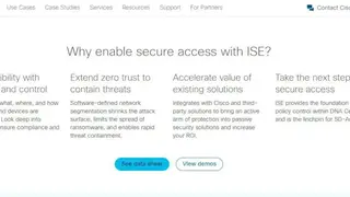 Cisco ISE (Identity Services Engine) screenshot