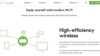 Cisco Meraki Wireless LAN screenshot