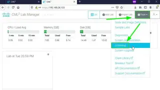 Cisco Modeling Labs Personal screenshot