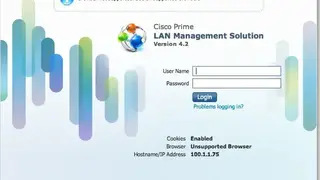 Cisco PI LMS screenshot