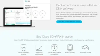 Cisco SD-WAN screenshot