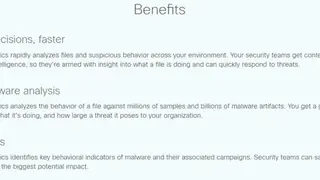 Cisco Threat Grid screenshot