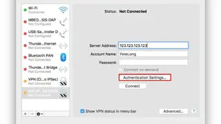 Cisco VPN screenshot