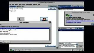 Cisco WebEx screenshot