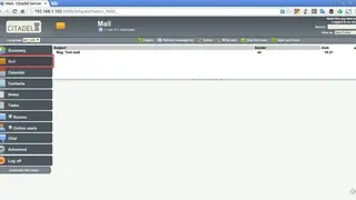 Citadel Mail Server screenshot