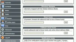 Citadel Mail Server screenshot