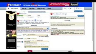 Citefast screenshot