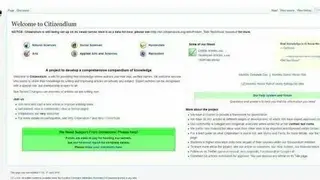 Citizendium screenshot