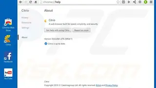 Citrio Browser screenshot