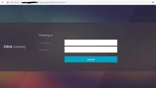 Citrix Gateway screenshot