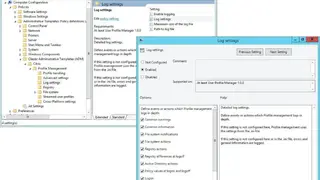 Citrix Profile Management screenshot