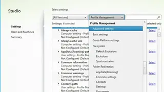 Citrix Profile Management screenshot
