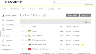 Citrix ShareFile screenshot