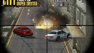 City Traffic Sniper Shooter 3D screenshot