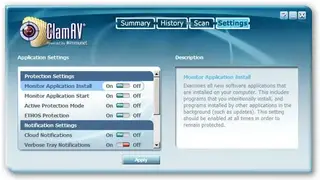 ClamAV screenshot