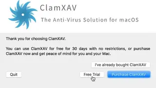 ClamXAV screenshot