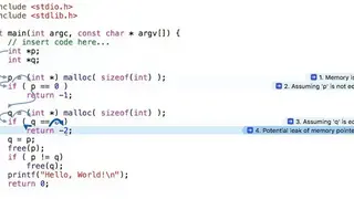 Clang Static Analyzer screenshot