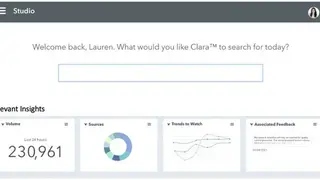 Clarabridge screenshot