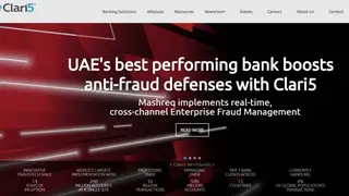 Clari5 EFM screenshot