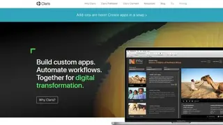 Claris FileMaker screenshot