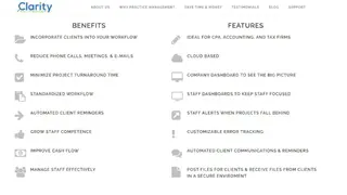 Clarity Practice Management screenshot