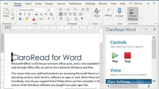 ClaroRead screenshot