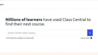 Class Central screenshot