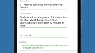 Class Planner screenshot