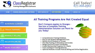 Class Registrar screenshot