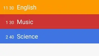 Class Timetable screenshot