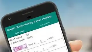Classic Cheque Printing and Cash Counting screenshot