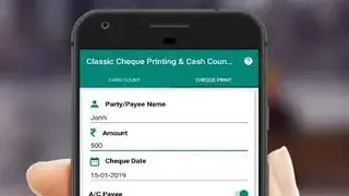 Classic Cheque Printing and Cash Counting screenshot
