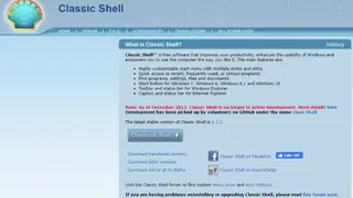 Classic Shell screenshot