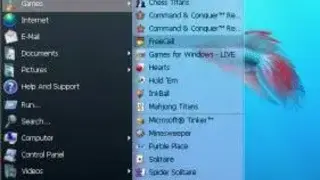 Classic Start Menu screenshot
