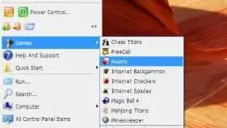 Classic Start Menu screenshot