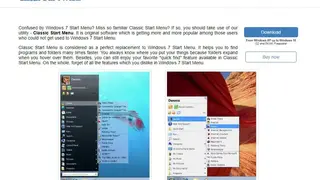 Classic Start Menu screenshot