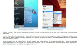 Classic Start Menu screenshot