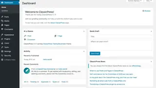 ClassicPress screenshot
