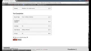 ClassMarker screenshot