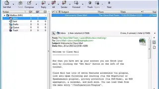 Claws Mail screenshot