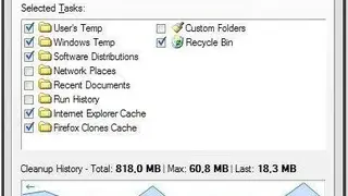 Clean Temporary Places screenshot