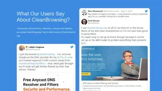Cleanbrowsing screenshot